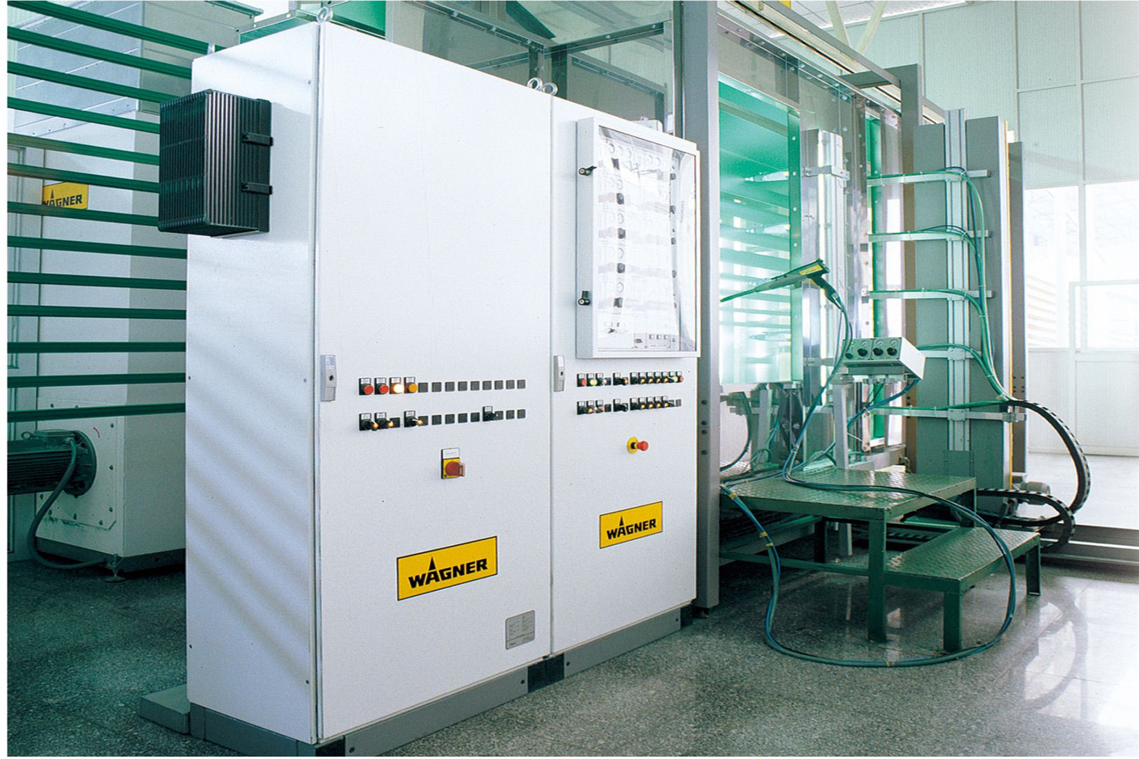 Introduction of electrostatic spraying production line from Germany